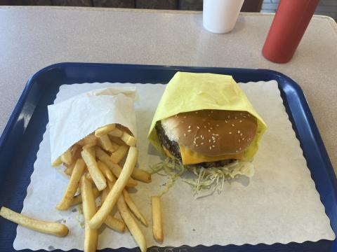 Double Cheese Burger Combo
