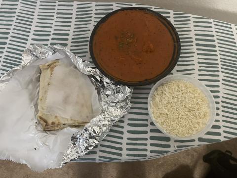 Chiken Tikka Masala & Garlic Naan