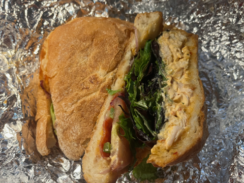 Grilled Chicken Pesto