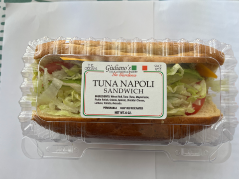 TUNA NAPOLI SANDWICH