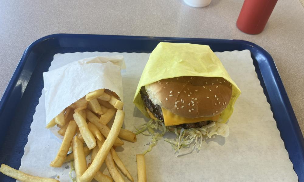 Double Cheese Burger Combo